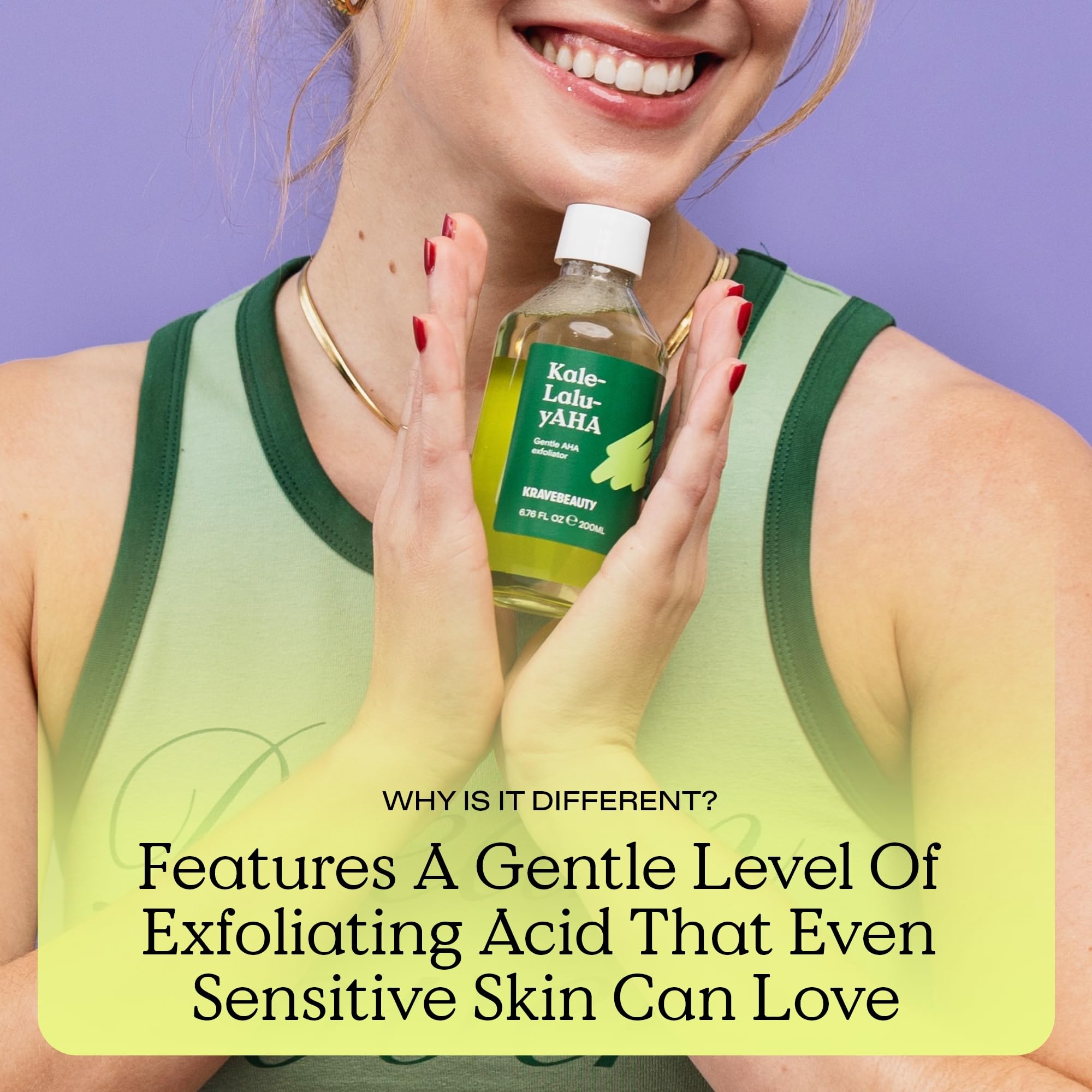 KraveBeauty Kale-Lalu-yAHA vegan cruelty-free logo reinforces mindful beauty.
