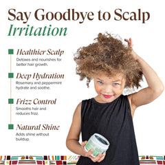 KREYÒL ESSENCE scalp application demonstrates soothing massage and frizz control.