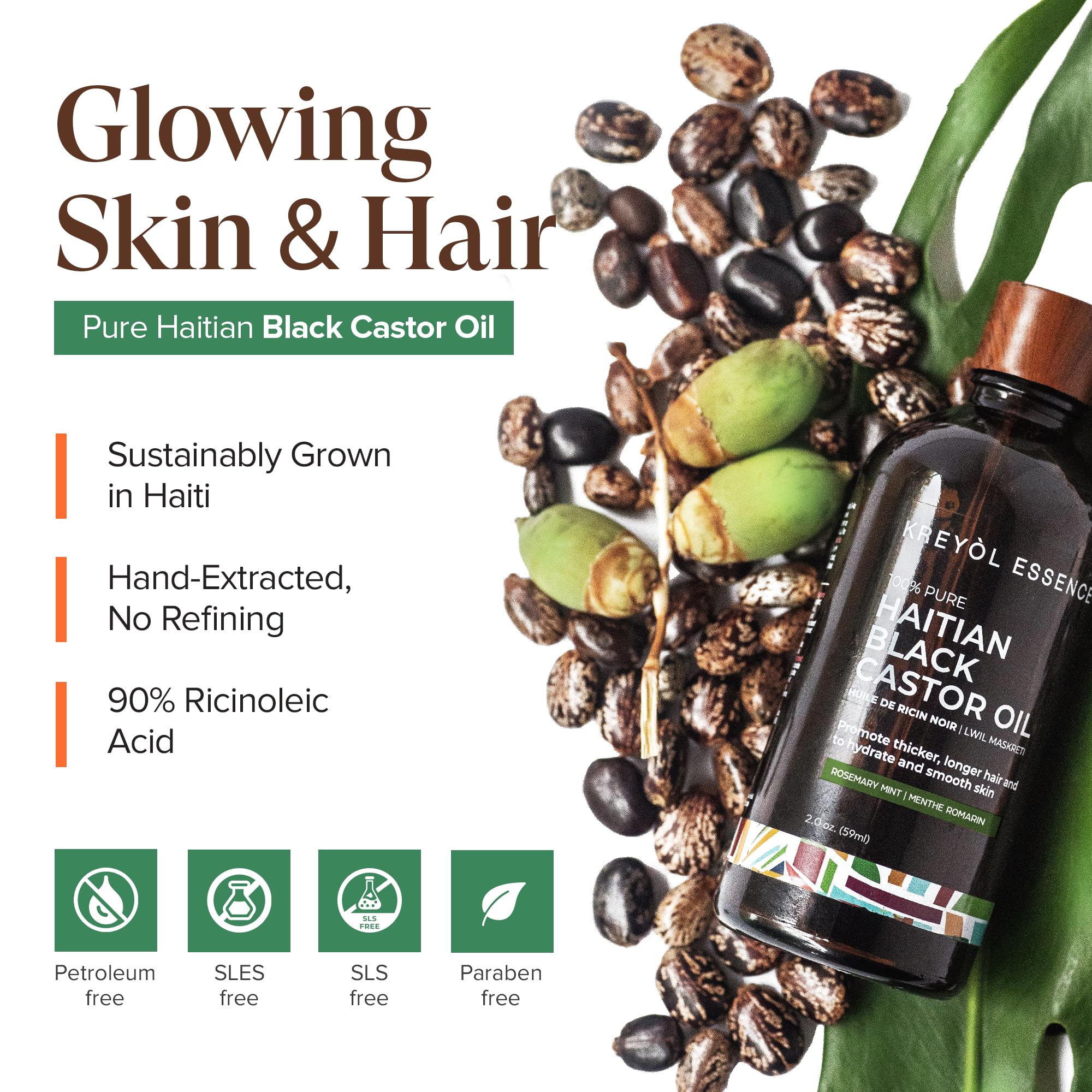 Scalp massage helps distribute oil for even coverage.