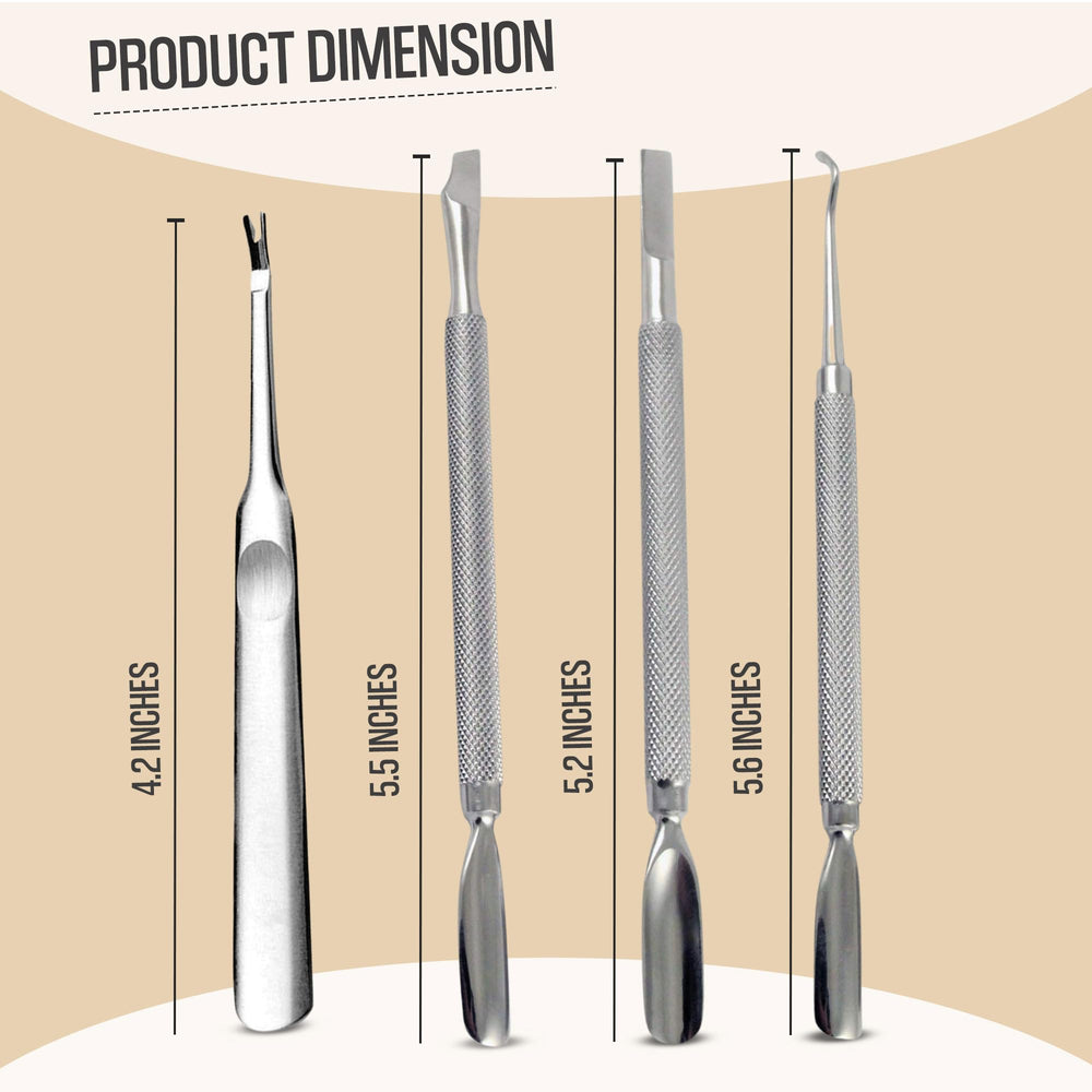 Krisp Beauty ingrown toenail lifter with ergonomic grip for gentle lifting