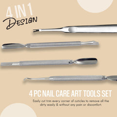 Krisp Beauty spoon-shaped cuticle pusher supports safe cuticle care and cleaning