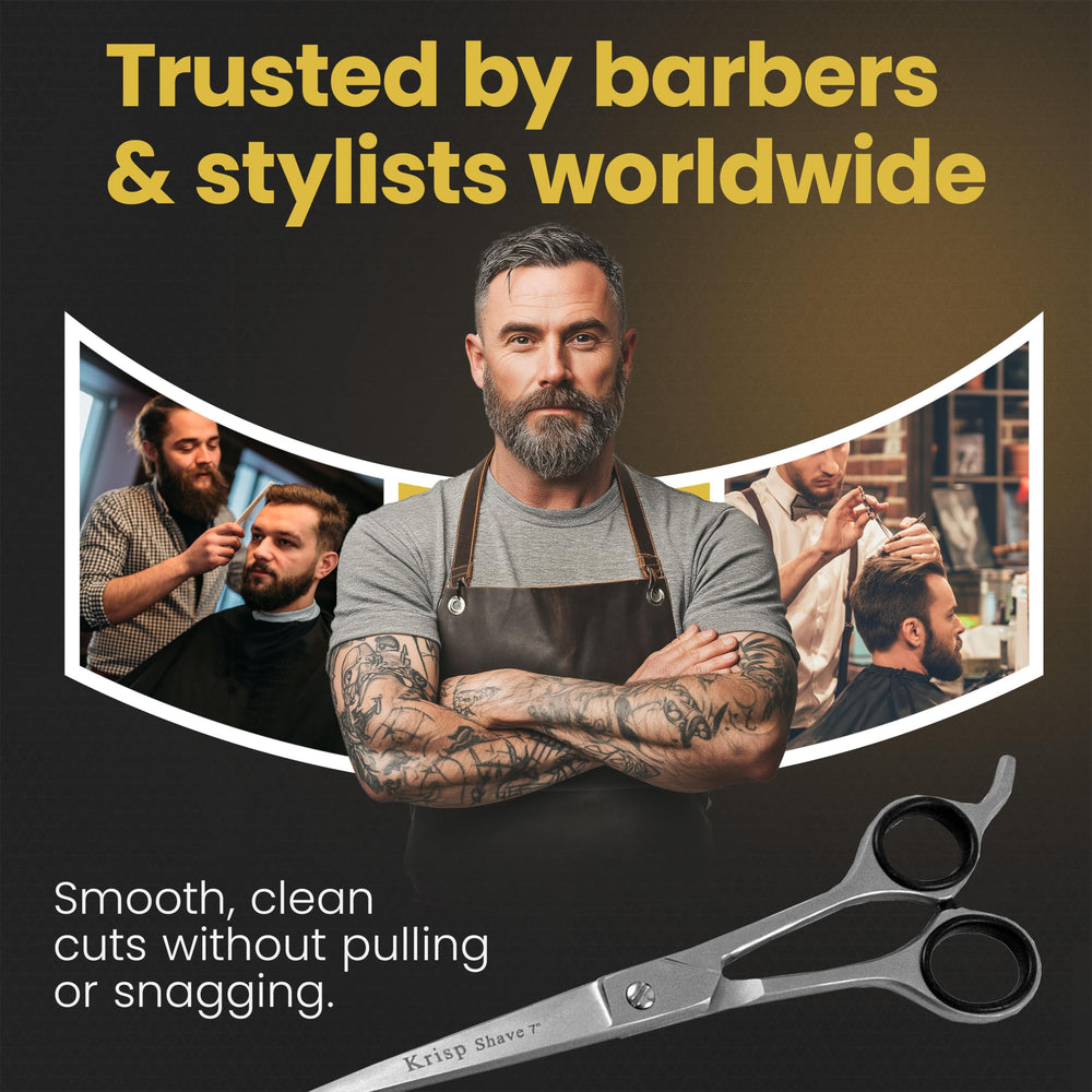 Krisp Shave durable matte stainless finish resists tarnish and rust.