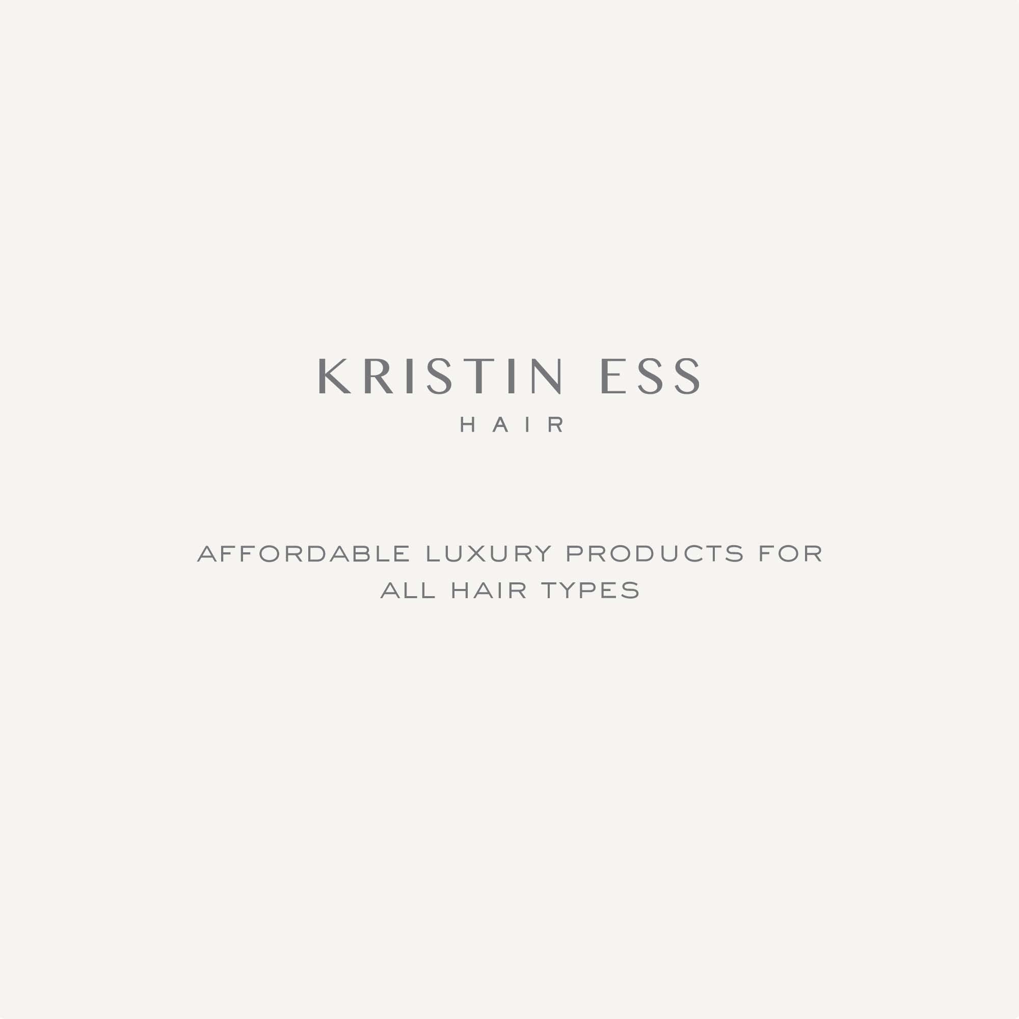 Kristin Ess color-keratin-safe formula label confirms compatibility with treated hair.