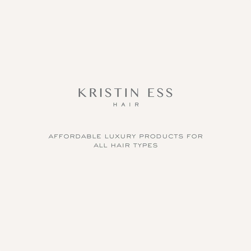 Kristin Ess color-keratin-safe formula label confirms compatibility with treated hair.