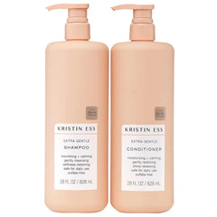 Kristin Ess Extra Gentle Shampoo bottle front for daily cleansing and soft hair.