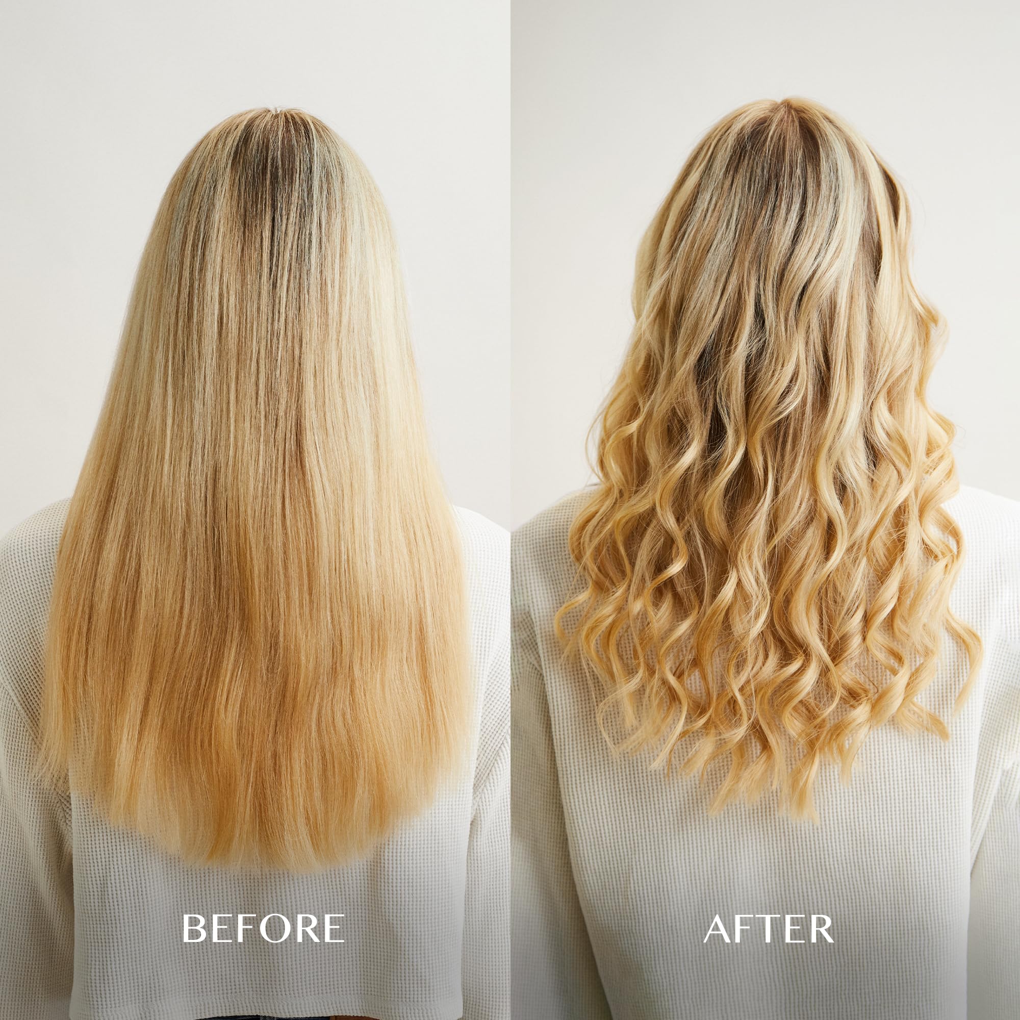 Kristin Ess titanium barrel provides smooth glide with anti-frizz shine.