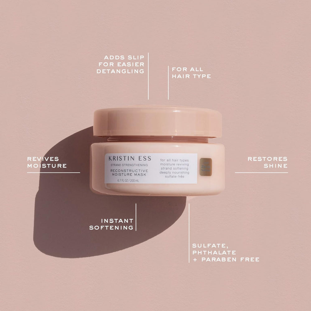 Kristin Ess Shea butter coconut oil swatches highlight nourishing moisture.