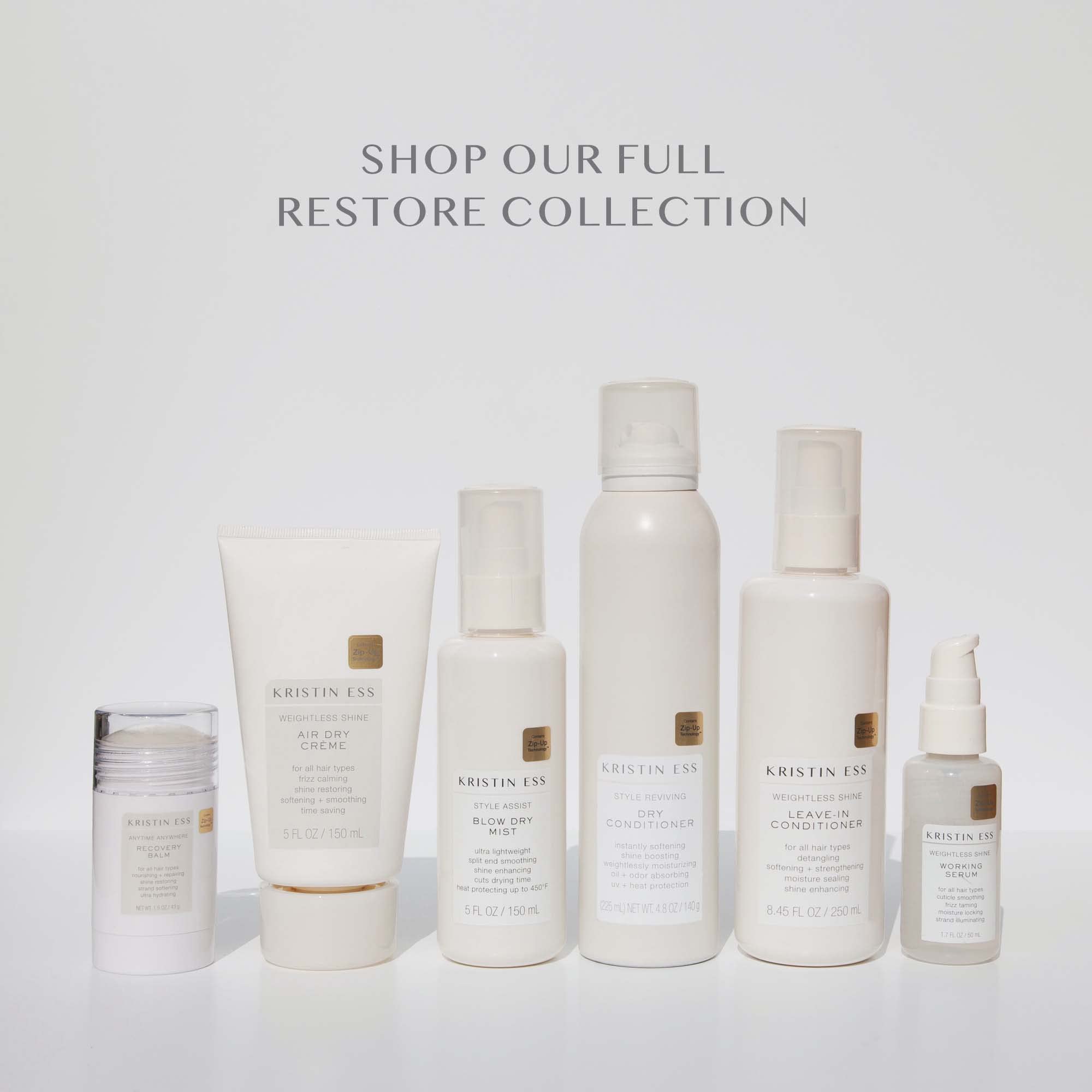 Kristin Ess vegan cruelty-free packaging signaling ethical haircare options.