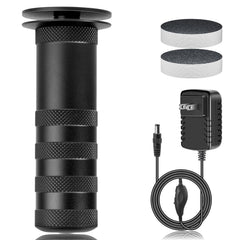 krofaue electric foot file anti-slip grip for secure at home use