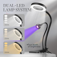 krofaue fast-curing uv lamp with 365nm and 395nm for efficient gel polish