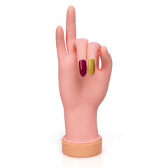 krofaue nail practice hand closeup skin-tone realism for lifelike practice sessions