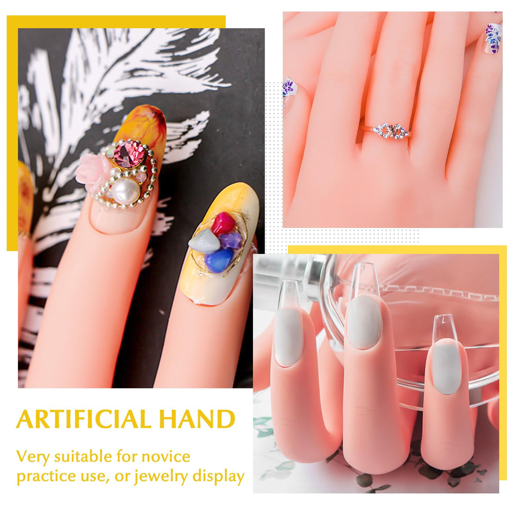 krofaue nail practice hand studio display setup for portfolio photography