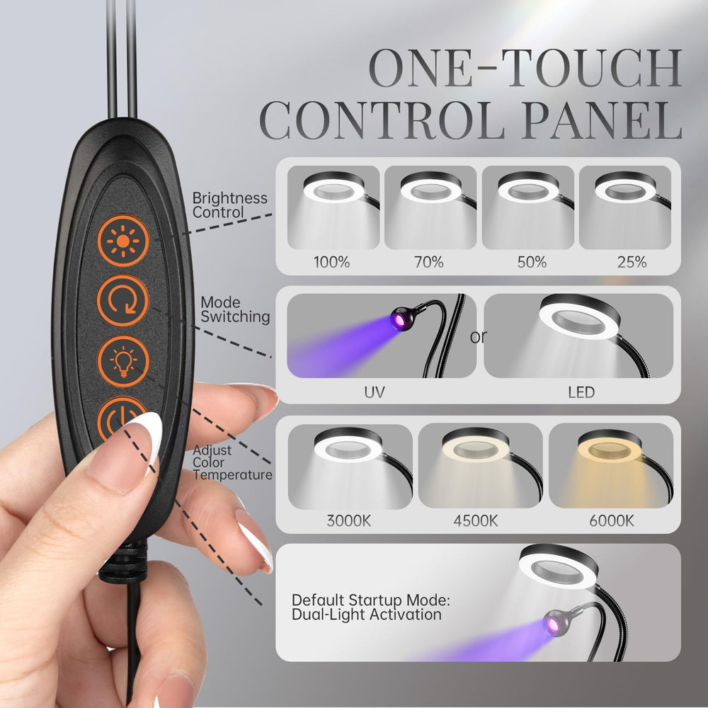 krofaue usb-powered nail lamp for portable salon-like results