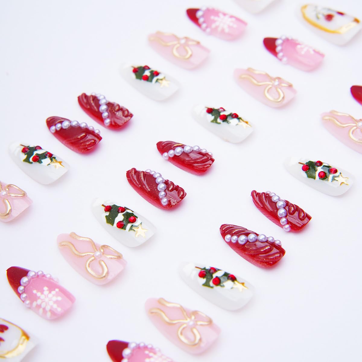 KRTBKR glitter nails with free jelly gum enhance quick decoration.