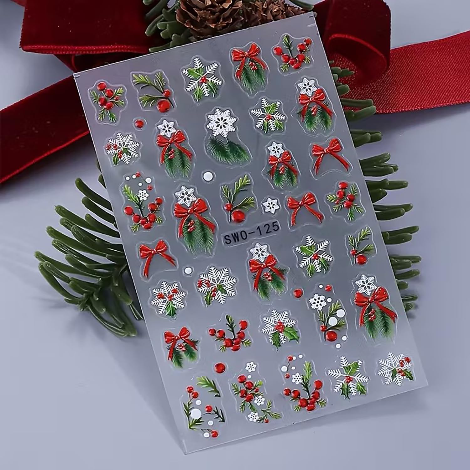 KSTBJN holiday stickers work on faces, phones, and gift boxes for gifting vibes