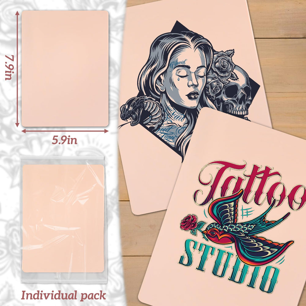 KTKAJW 3mm tattoo skin double-sided surface enables multiple technique practice.