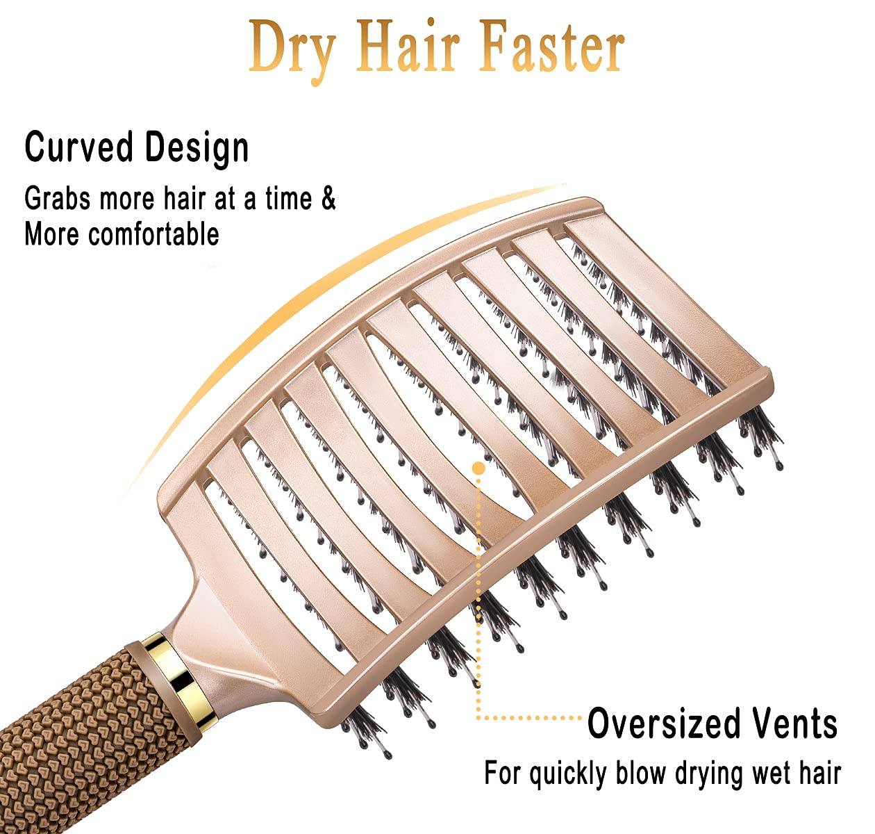 KTKUDY detangler brush gift-ready packaging ideal for holidays and special occasions.