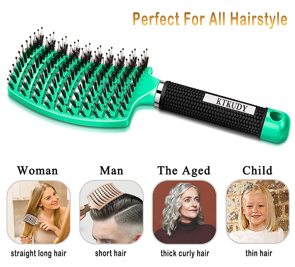 KTKUDY Detangling Brush gift idea for hair-loving family.