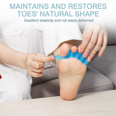 KTSAY bunion-relief toe spacers promote proper toe spacing.
