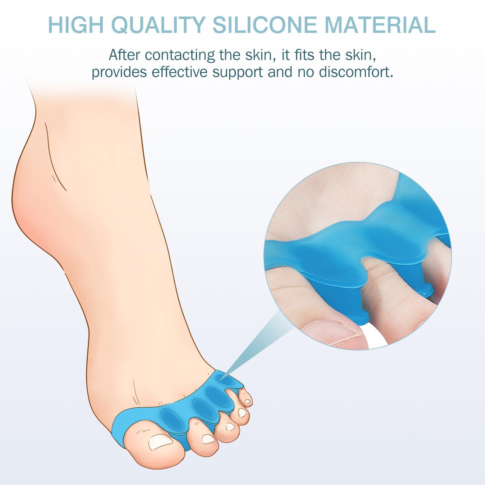 KTSAY metatarsal pad included for extra arch support.