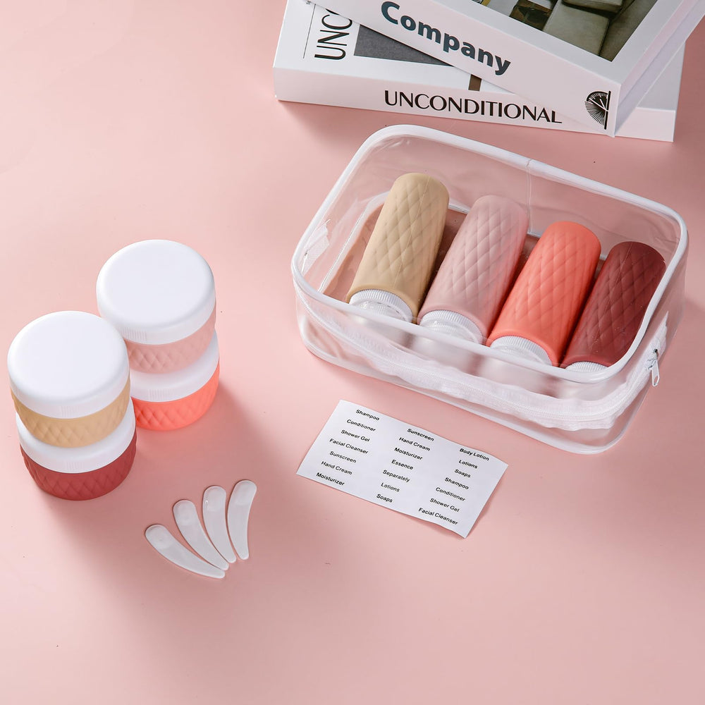 Kuangre clear travel bag showcases organized, TSA-friendly packing.