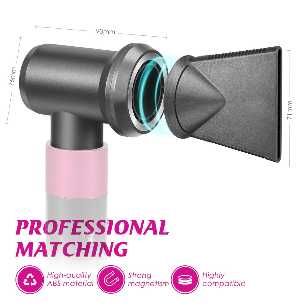 Kuflant hair dryer attachment holder keeps tools within reach during drying.