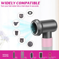 Kuflant wall-mounted organizer stores diffusers and nozzles for space-saving access.