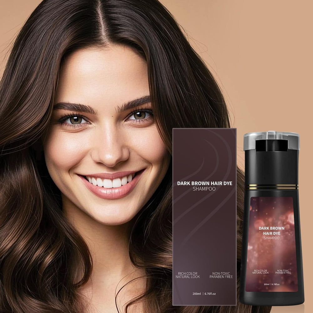 KUKSY Hair Color Dye Shampoo travel bottle ready for gym bag.