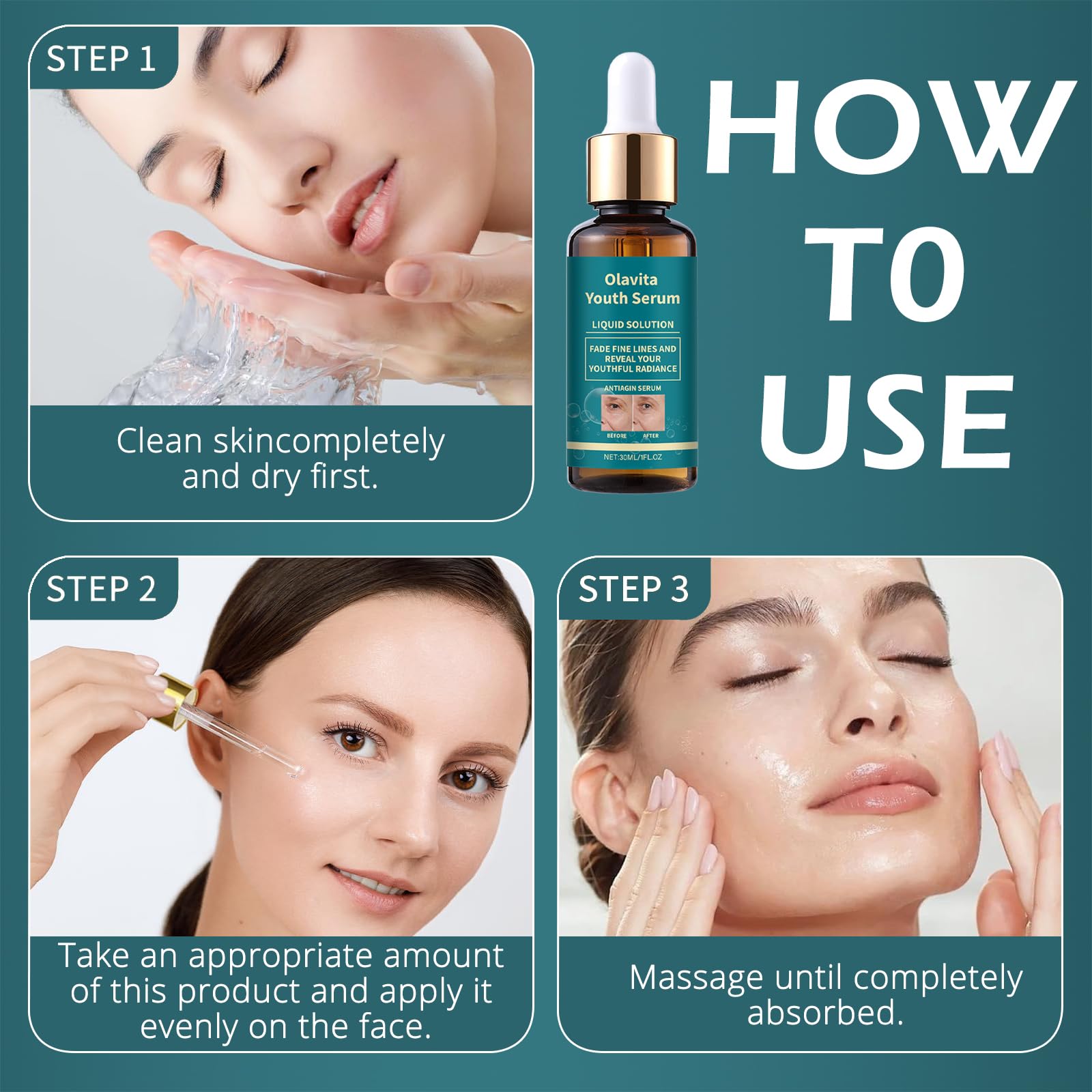 KUKSY Olavita on moisturized skin with natural glow
