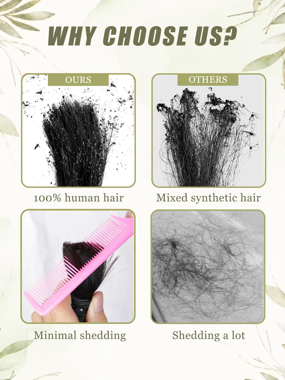 KULYMUWIG soft glossy bundles convey comfortable wear and easy styling.