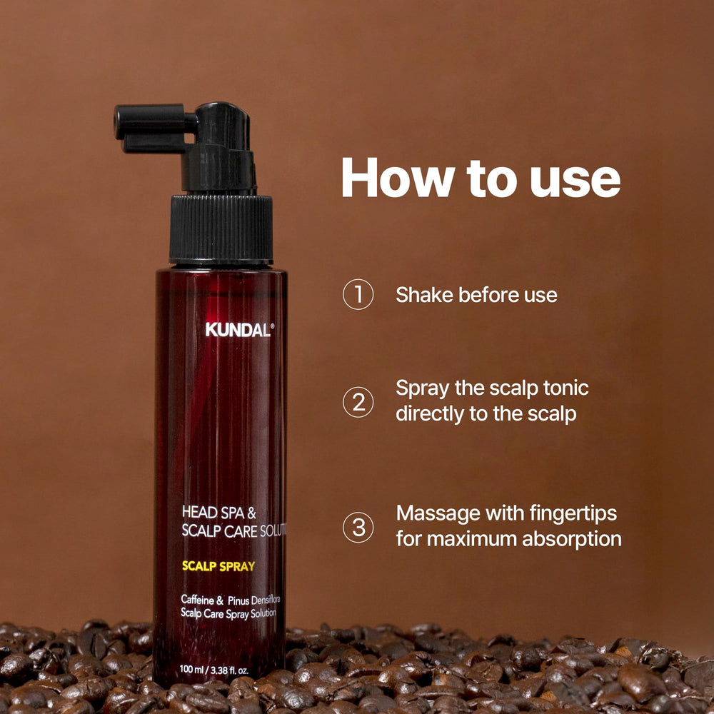 KUNDAL bottle with towels signals daily-use routine