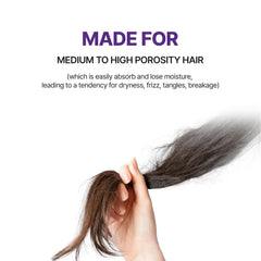 KUNDAL Honey and Macadamia shampoo hand applying the product for even scalp cleansing