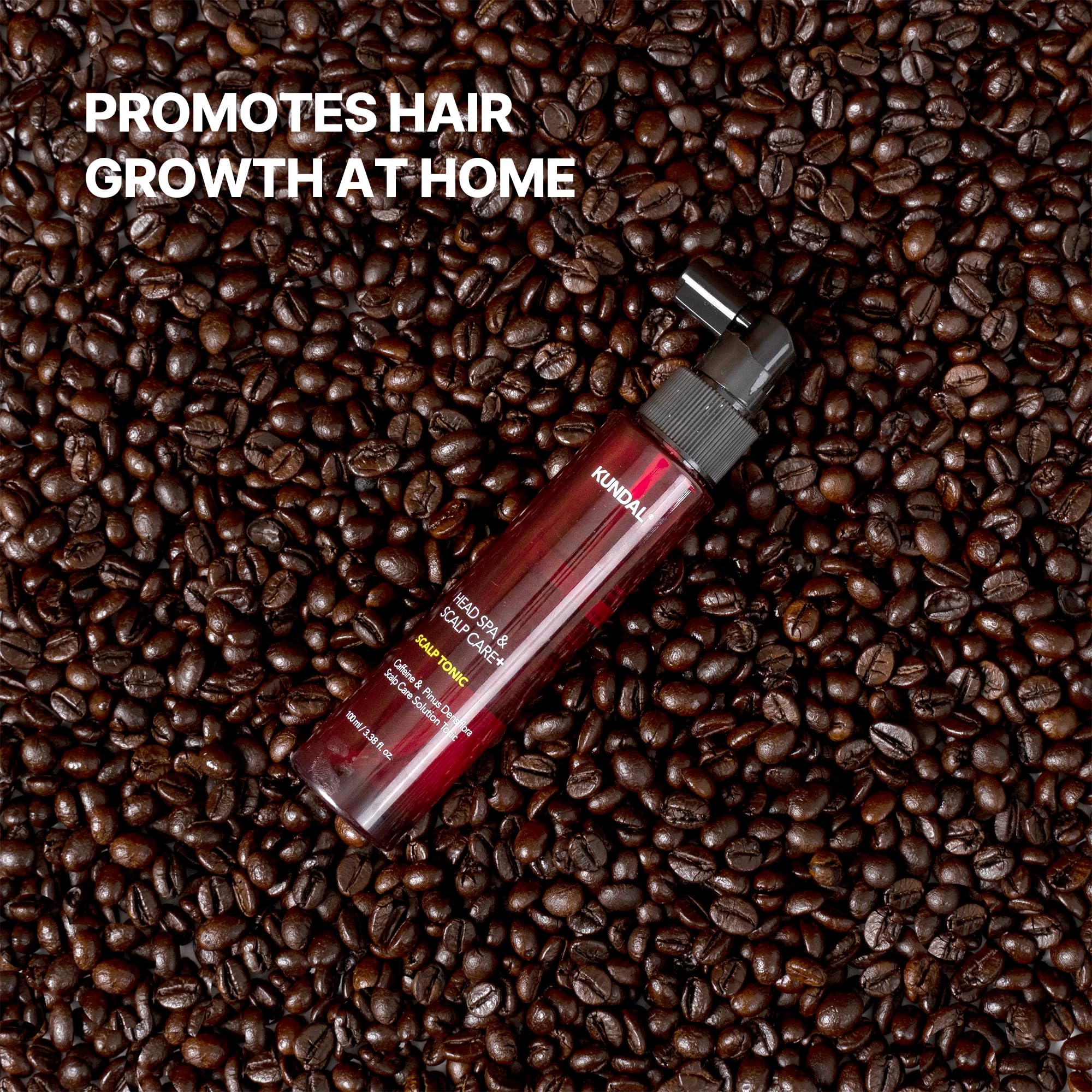 KUNDAL vitamin B3 close-up highlights scalp nourishment potential