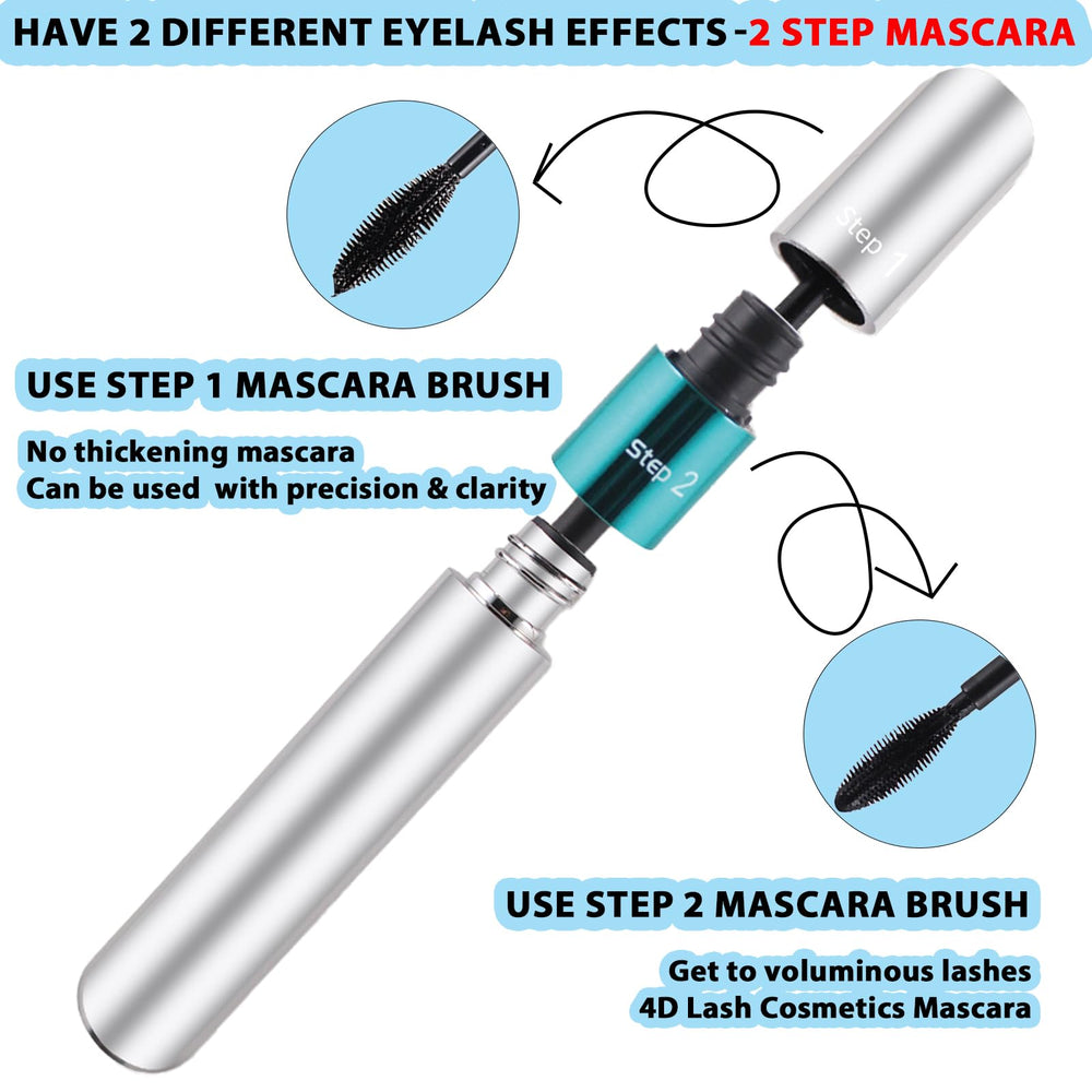 KUNSHNBEI QIC brush design close-up demonstrates dual-brush versatility for volume and length