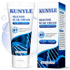 Kunyle Scar Cream bottle-front for portable scar care