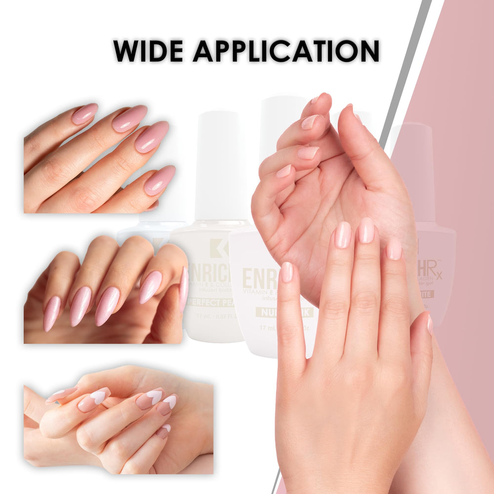 KUPA GelFinity EnrichRx nails before-and-after styling for natural longevity.