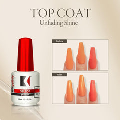 KUPA GelFinity swatch shows rich high-gloss shine.