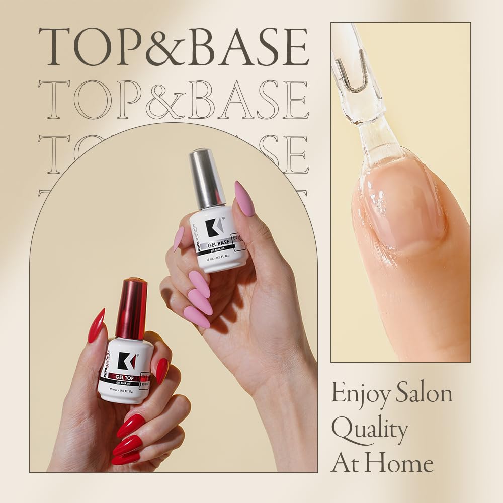 KUPA Gelfinity brush detail highlights smooth, even coverage for precise manicures.