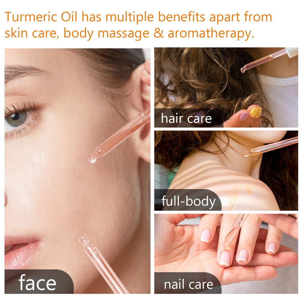 Kurchugo Turmeric Serum fast absorption captured during morning skincare routine.