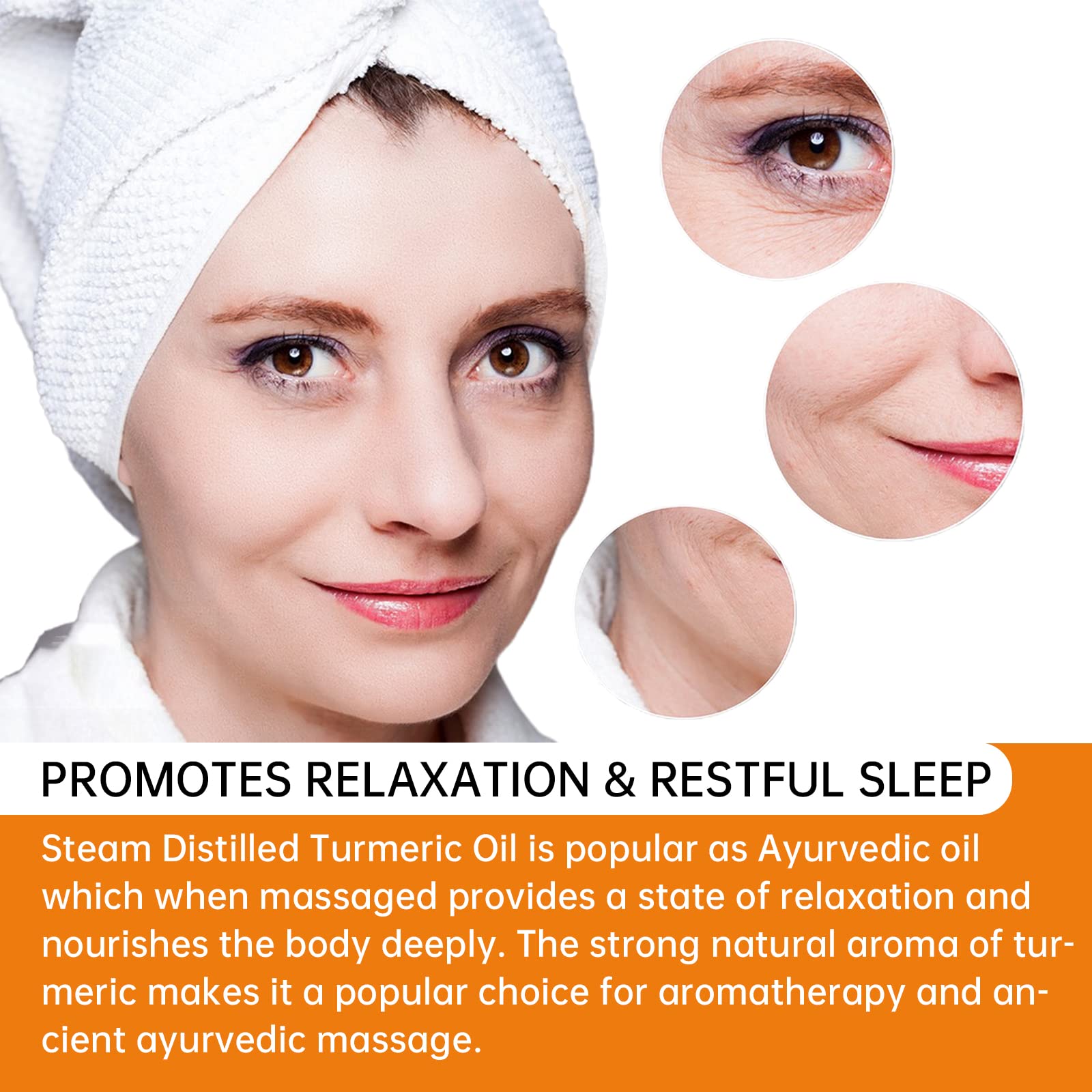 Kurchugo Turmeric Serum application on face demonstrates easy massaging for quick absorption.