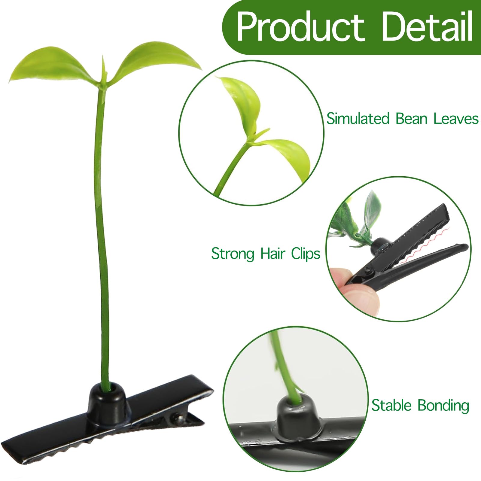 Kurilai mixed plant hair clip pack to coordinate outfits and styles