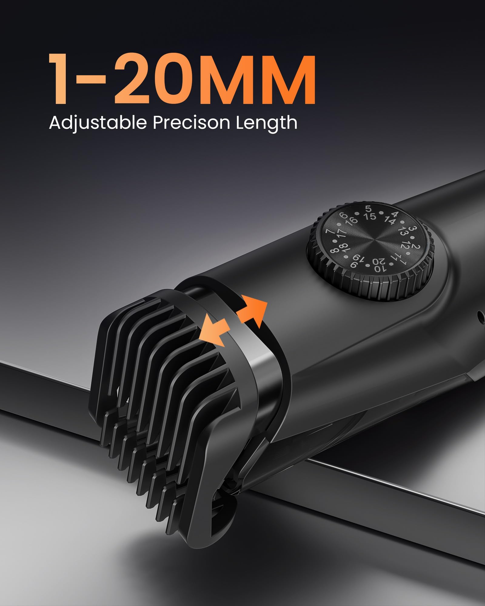 kurtmark vacuum beard trimmer travel lock prevents accidental activation