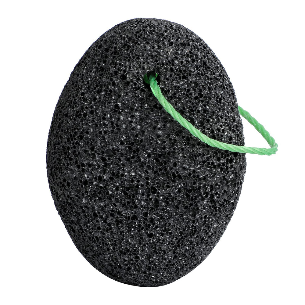 KuuCare exfoliating pumice stone polishing rough skin into smooth texture