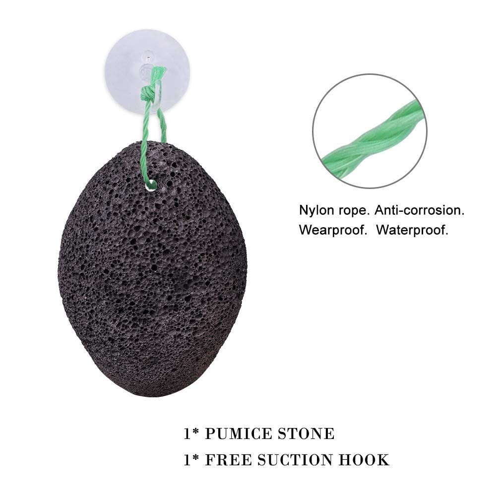 KuuCare pumice stone in use during a pedicure for dead skin removal