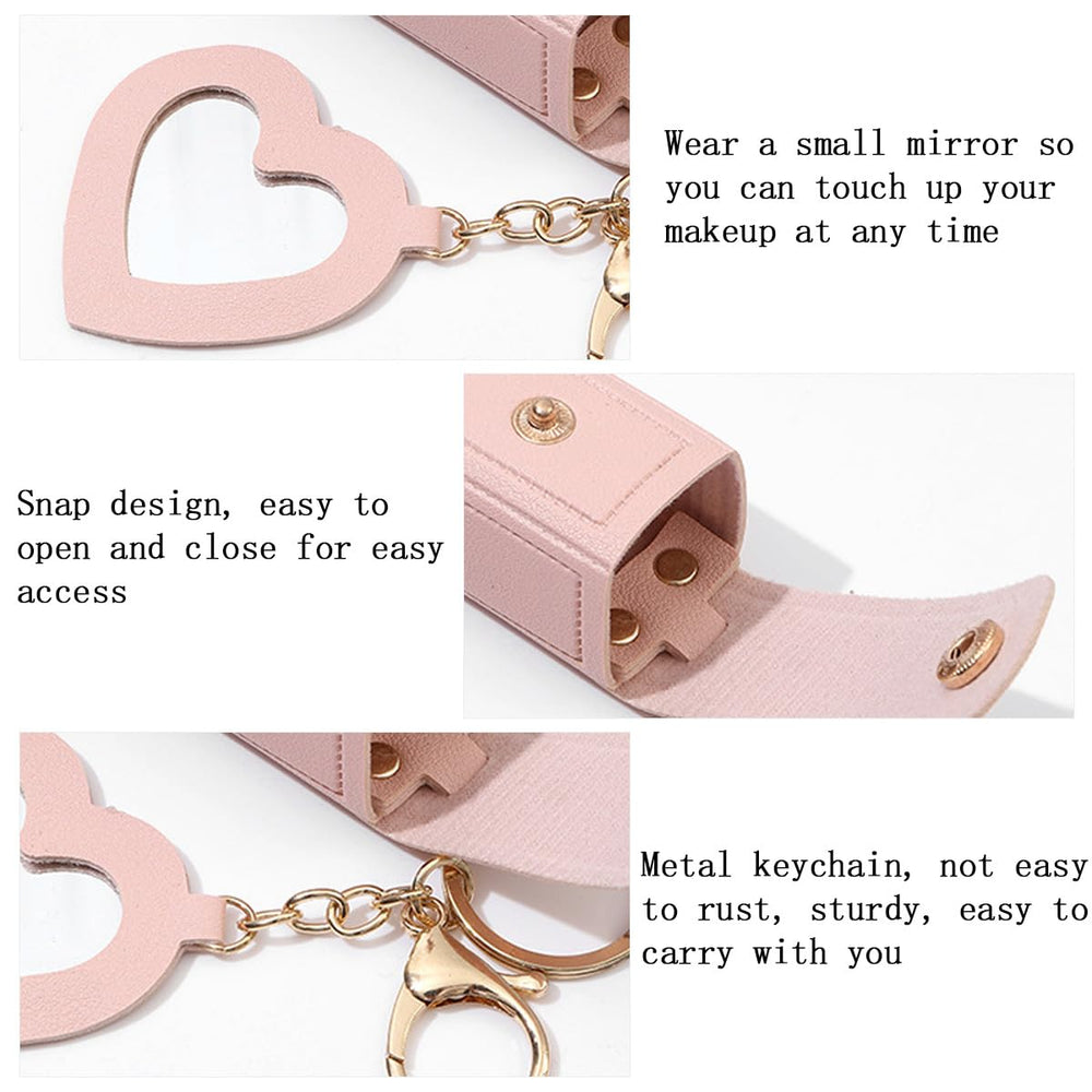 Kuuguu lipstick holder keychain in black adds durable, space-saving convenience on daily commutes