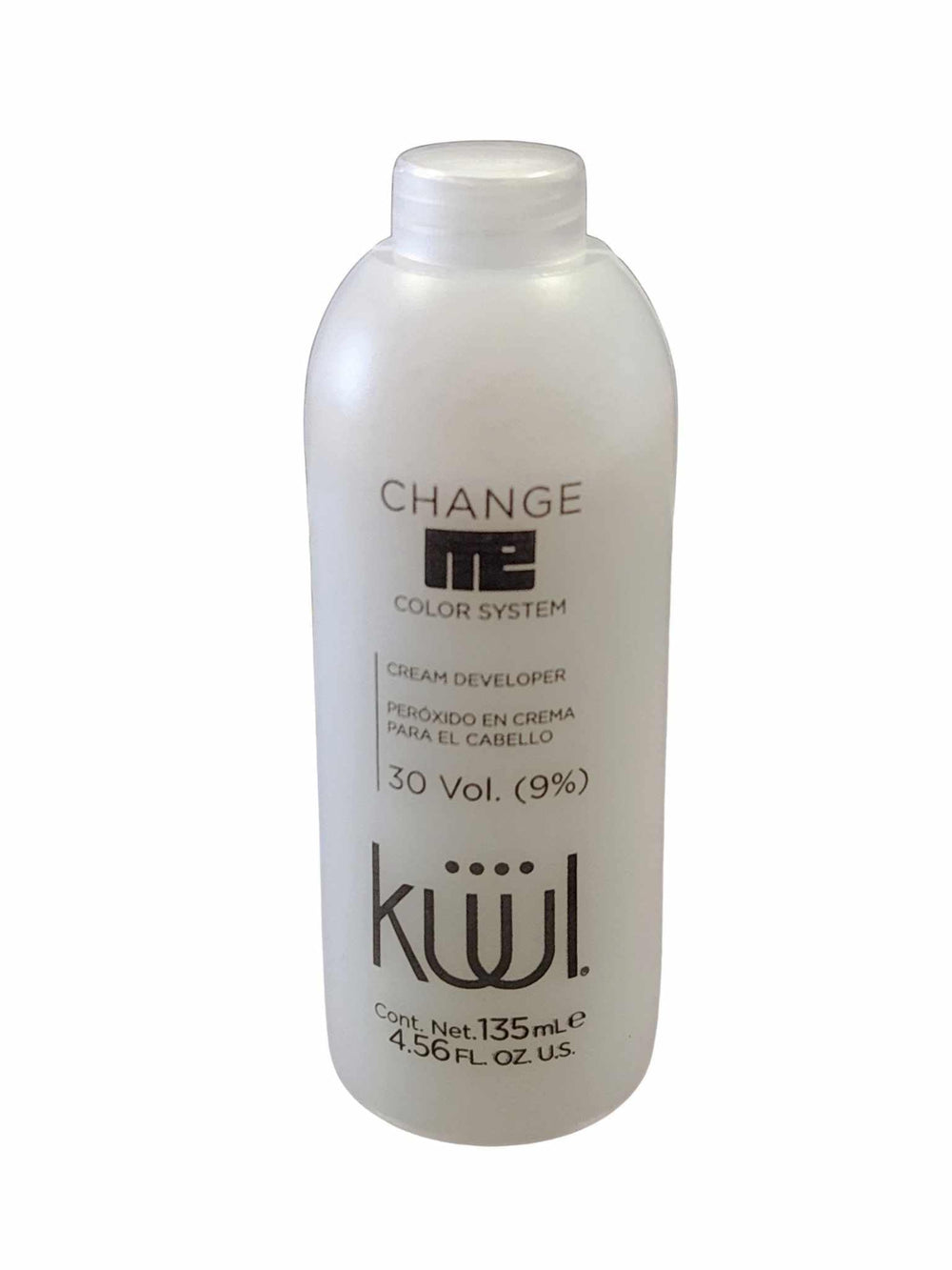 Fantasy Nails Kuül Change Me peroxide 30vol cream developer closeup highlighting creamy texture for even lift