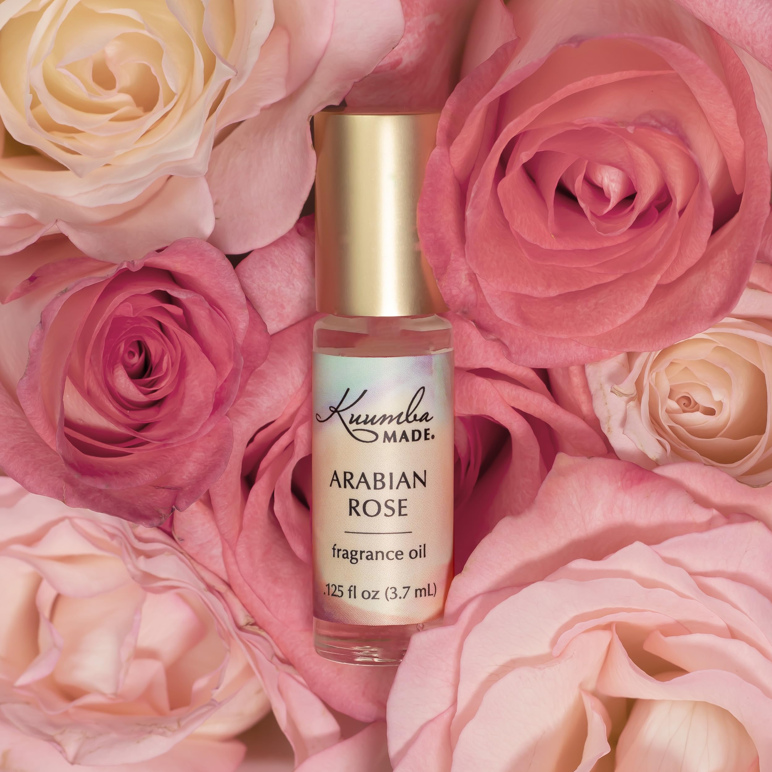 Kuumba Made rollerball detail highlighting smooth application and leak prevention