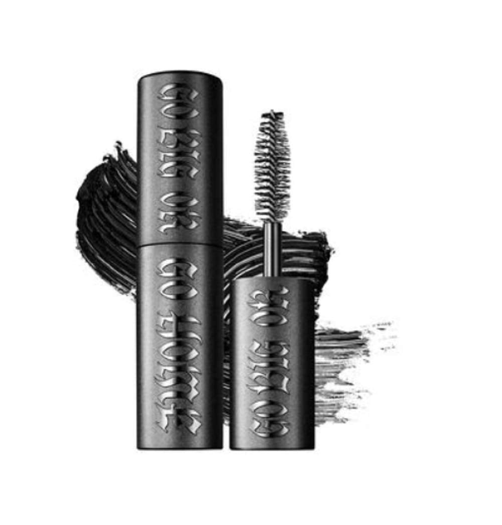 KVD Beauty Mini Go Big or Go Home mascara in Trooper Black for extreme volume and all-day wear.