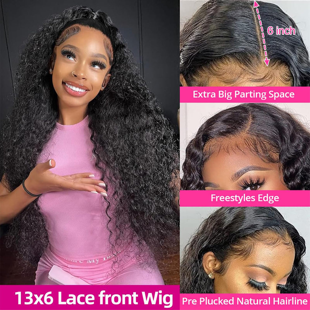 KVFCT lace-front wig with baby hair detail for seamless hairline