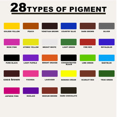 KVM Tattoo Ink 0.5 oz bottles portable design for on-site color mixing